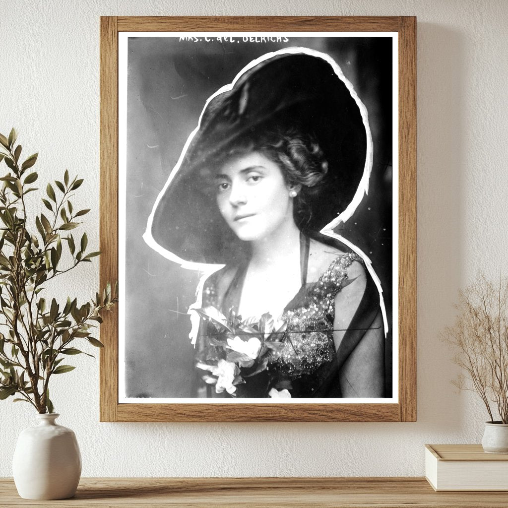 Elegant Early 20th Century Socialite Portrait