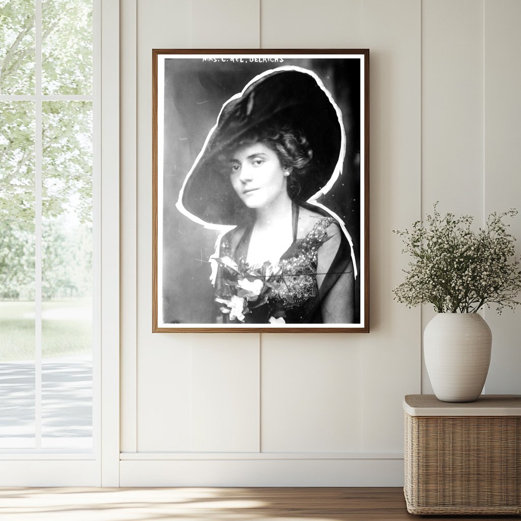 Elegant Early 20th Century Socialite Portrait