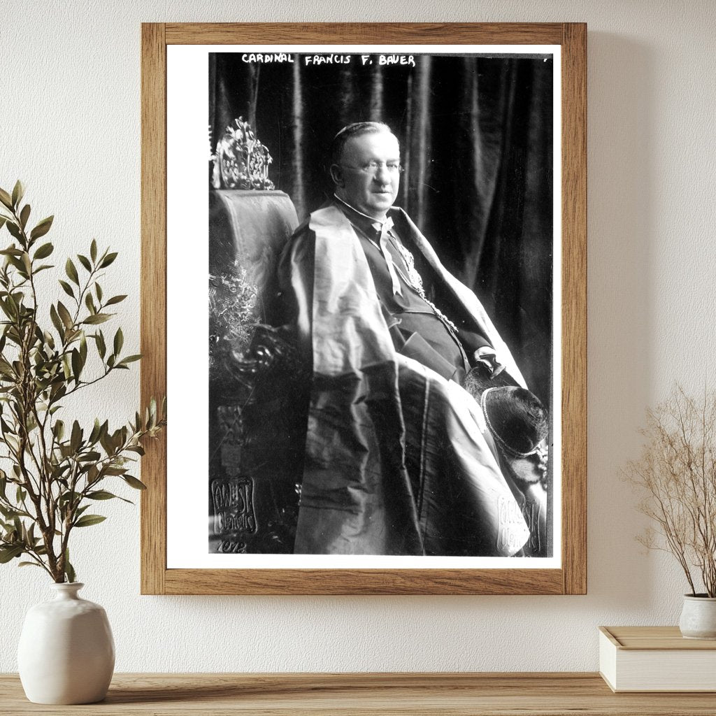 Influential Cardinal: Early 20th Century Priest Portrait