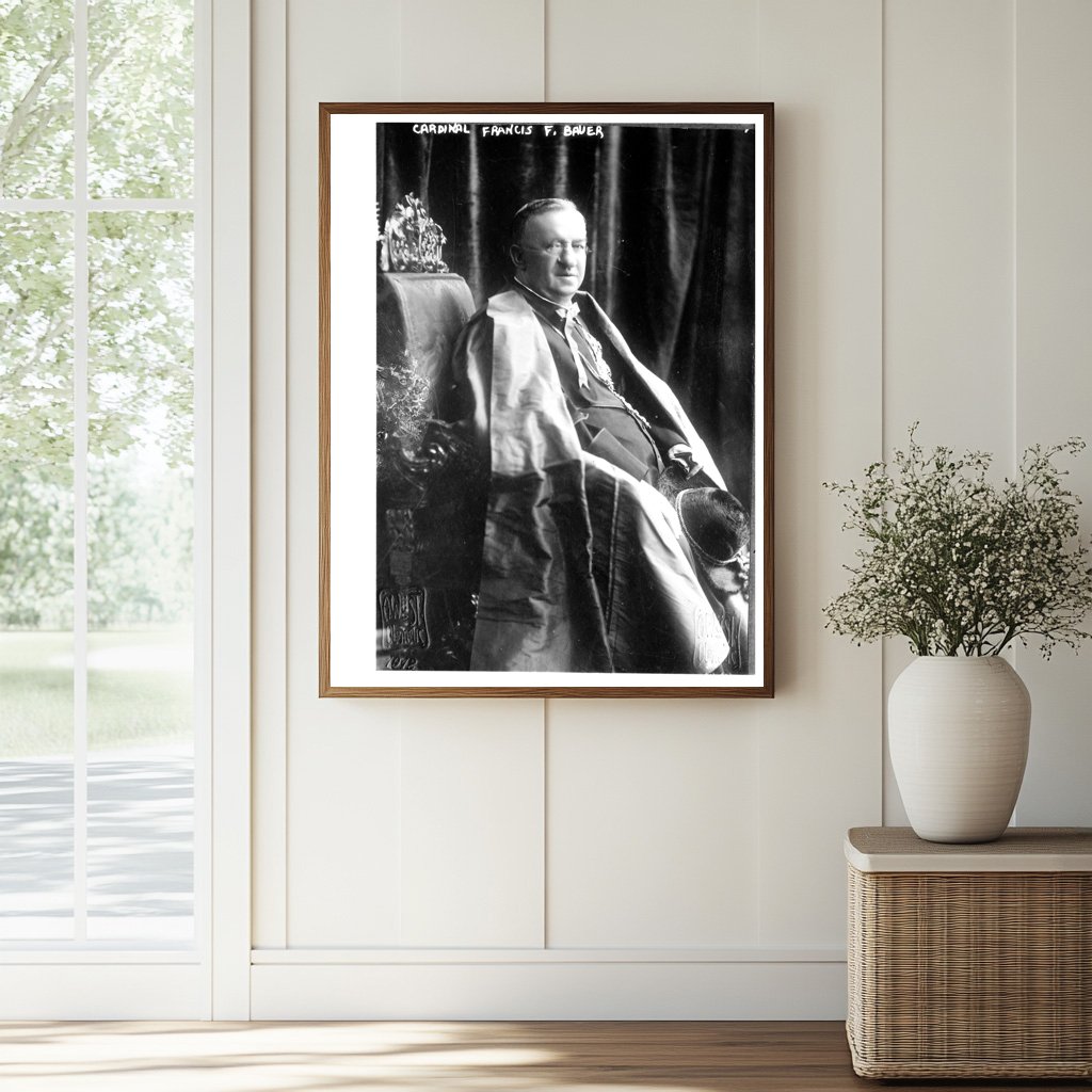 Influential Cardinal: Early 20th Century Priest Portrait