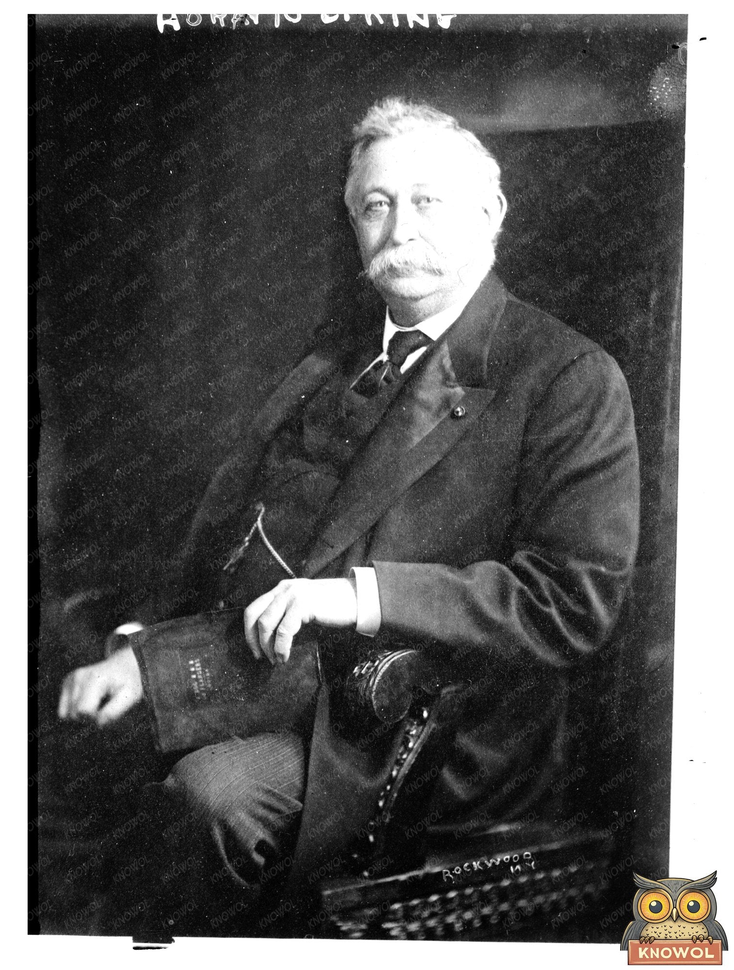 Vintage Portrait of a 19th Century Southern Politician