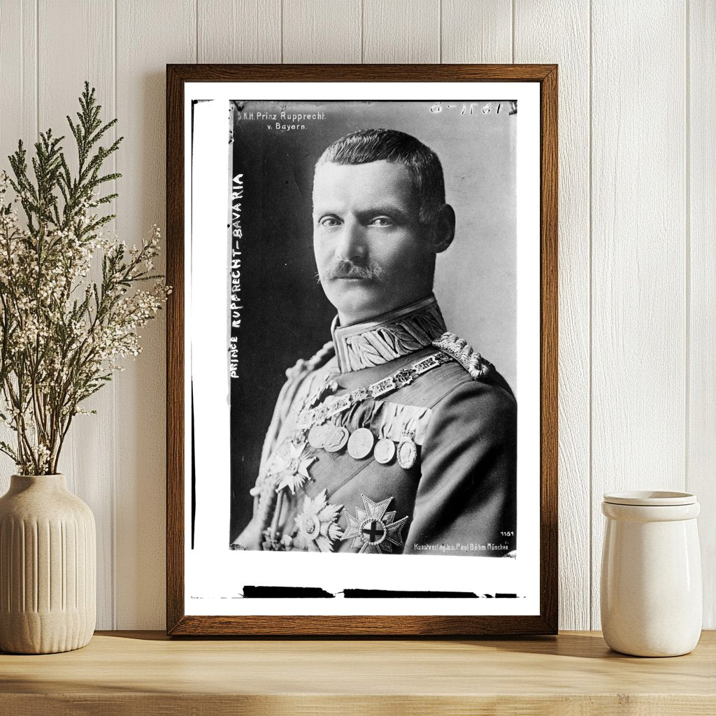Regal Portrait of Prince Rupprecht of Bavaria
