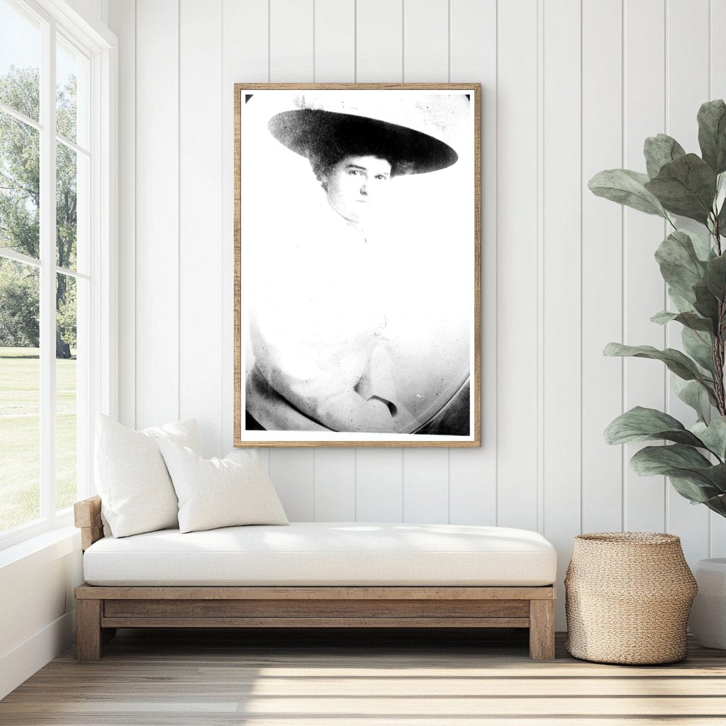Elegant Portrait of a 19th Century Industrial Matron