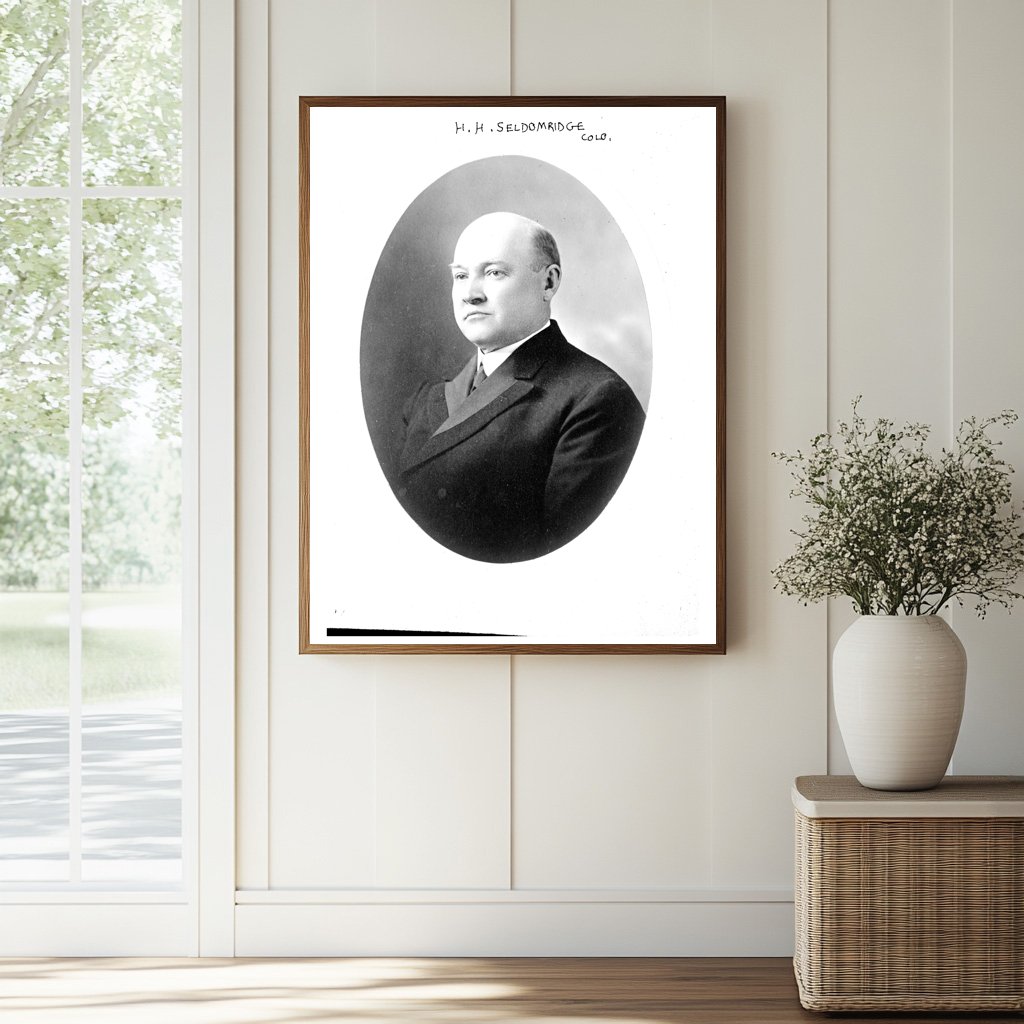 Portrait of Influential Colorado Leader H.H. Seldomridge
