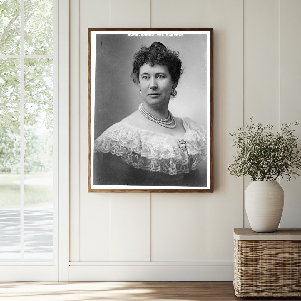 Elegant Portrait of a 20th Century Society Matron