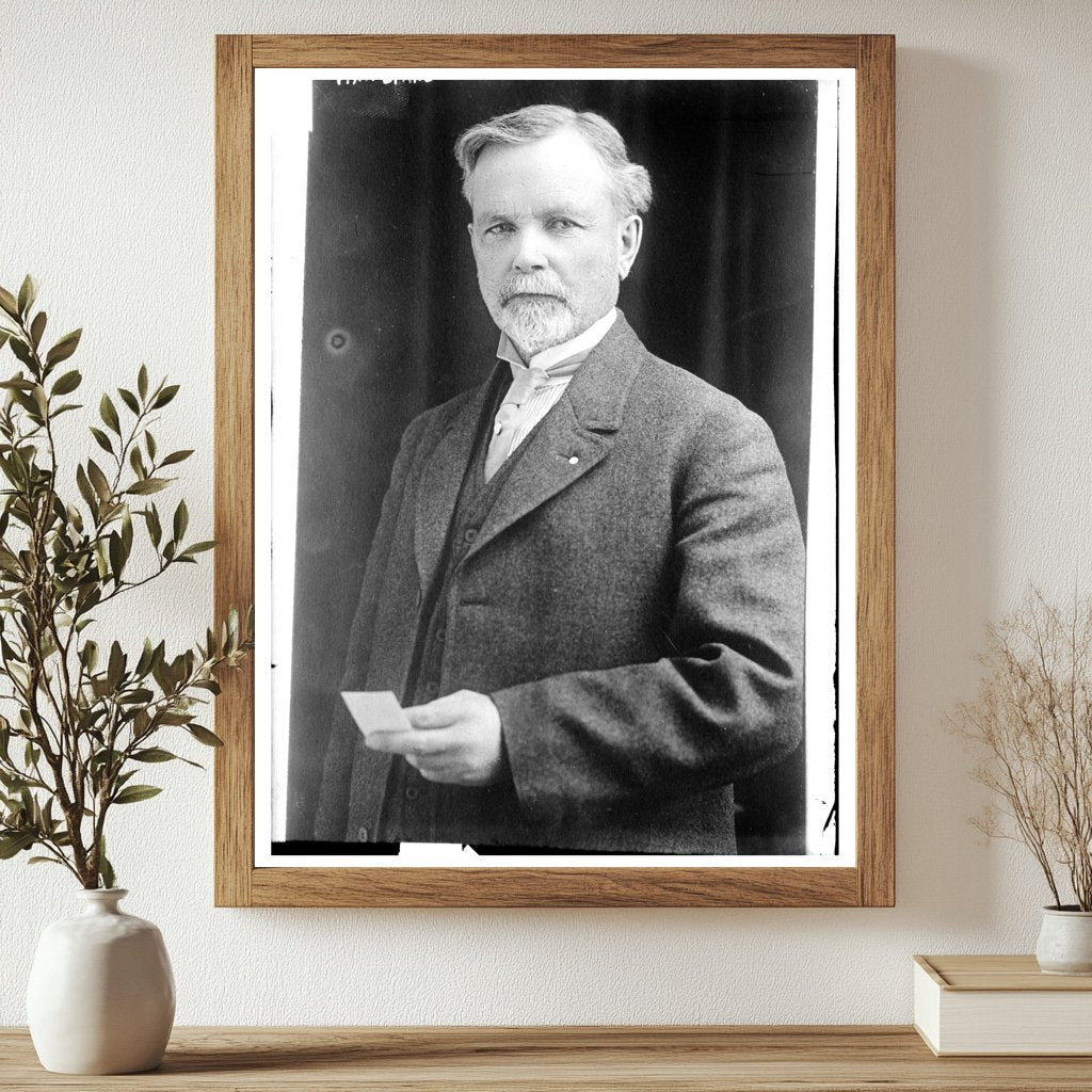 Iconic Portrait of Early 20th Century Political Leader