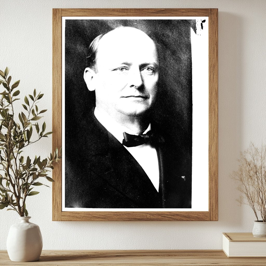 Historic Portrait of Early 20th Century Nebraska Governor