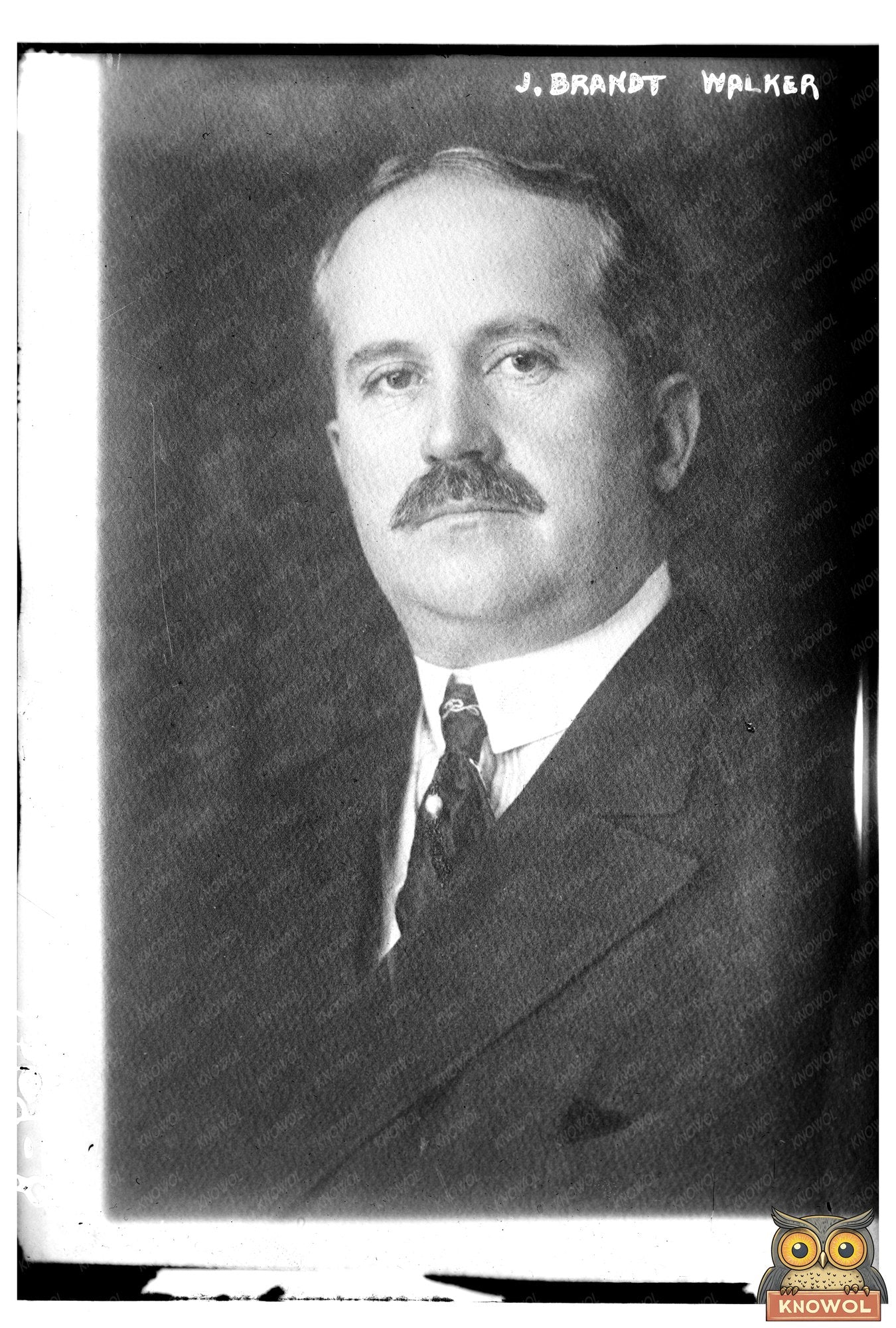 Vintage Portrait of a Notable Business Leader