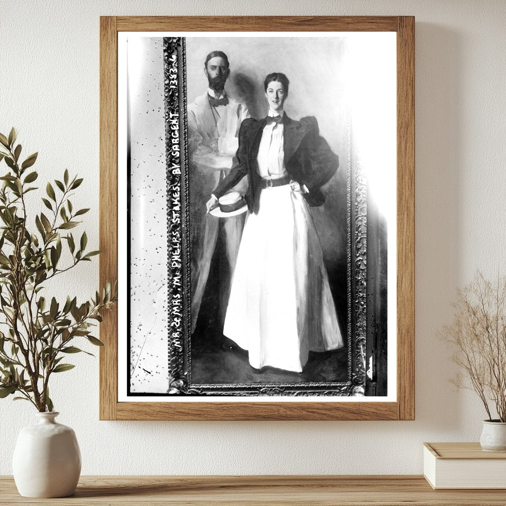 Elegant Portrait of Mr. & Mrs. M. Phelps Stokes