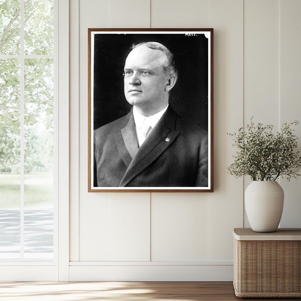 Historic Portrait of Notable Massachusetts Politician