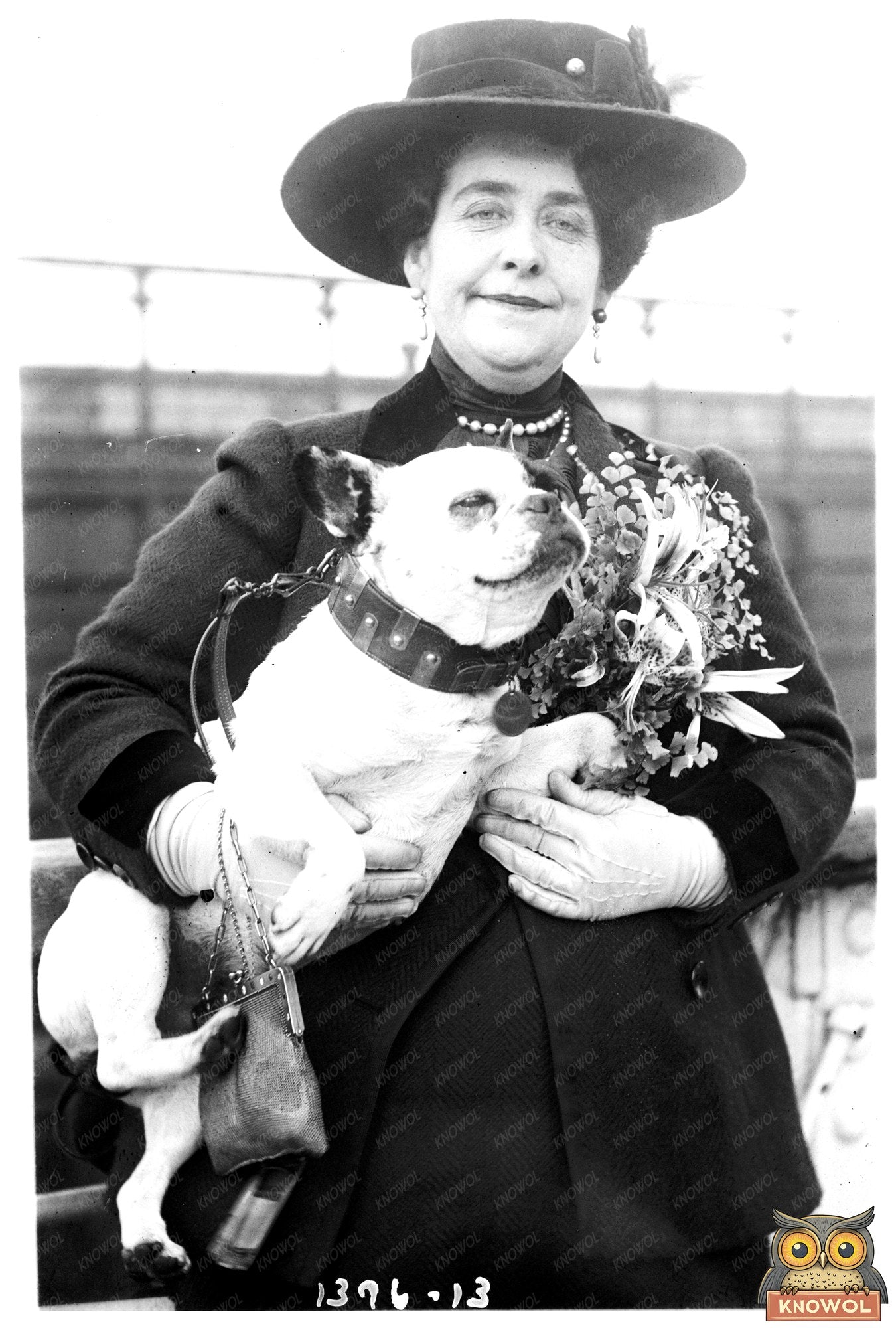Elegant Portrait of Mrs. Jackson Gouraud, Early 1900s
