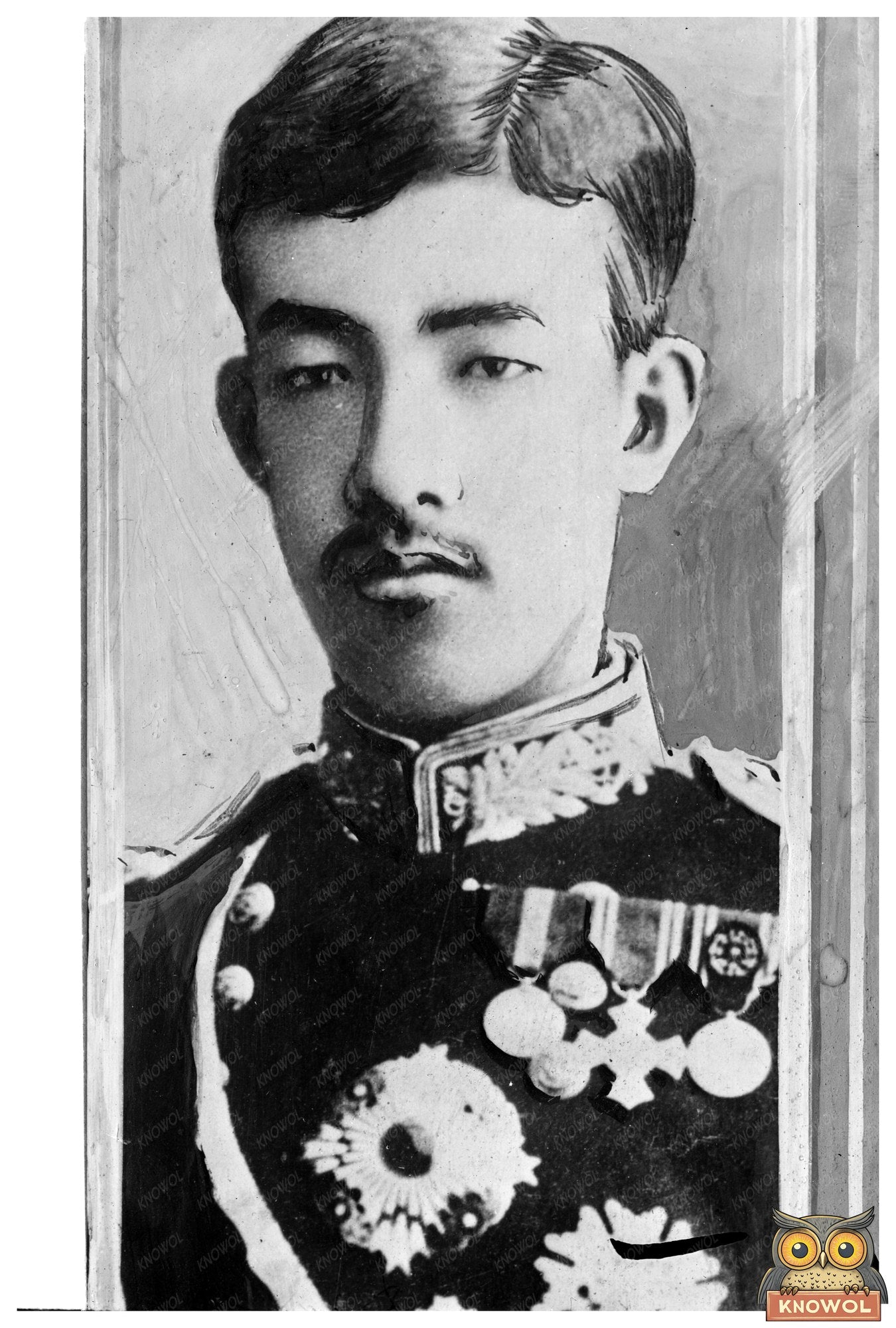 Historic Portrait of Japans Crown Prince, 1921