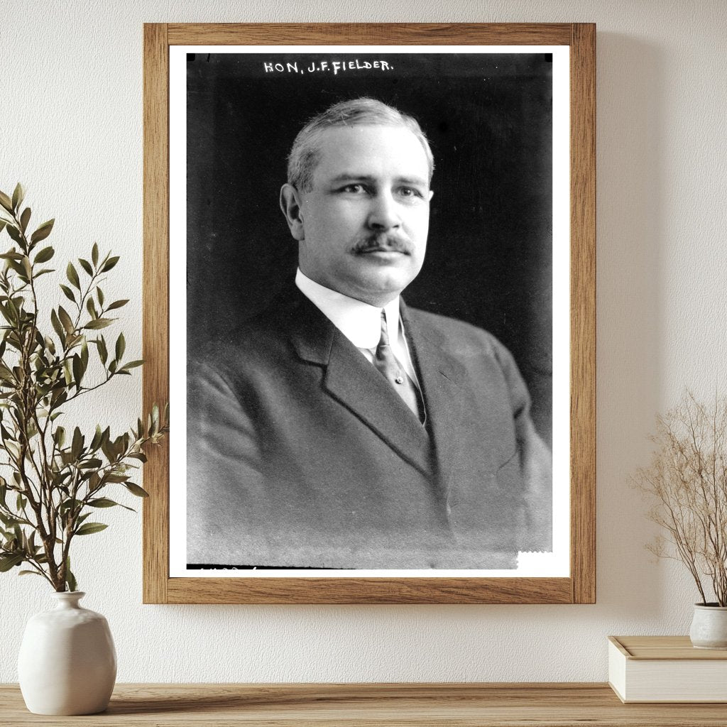 Vintage Portrait of Early 20th Century Politician
