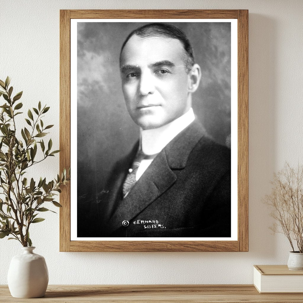 Early 20th Century Business Visionary Portrait