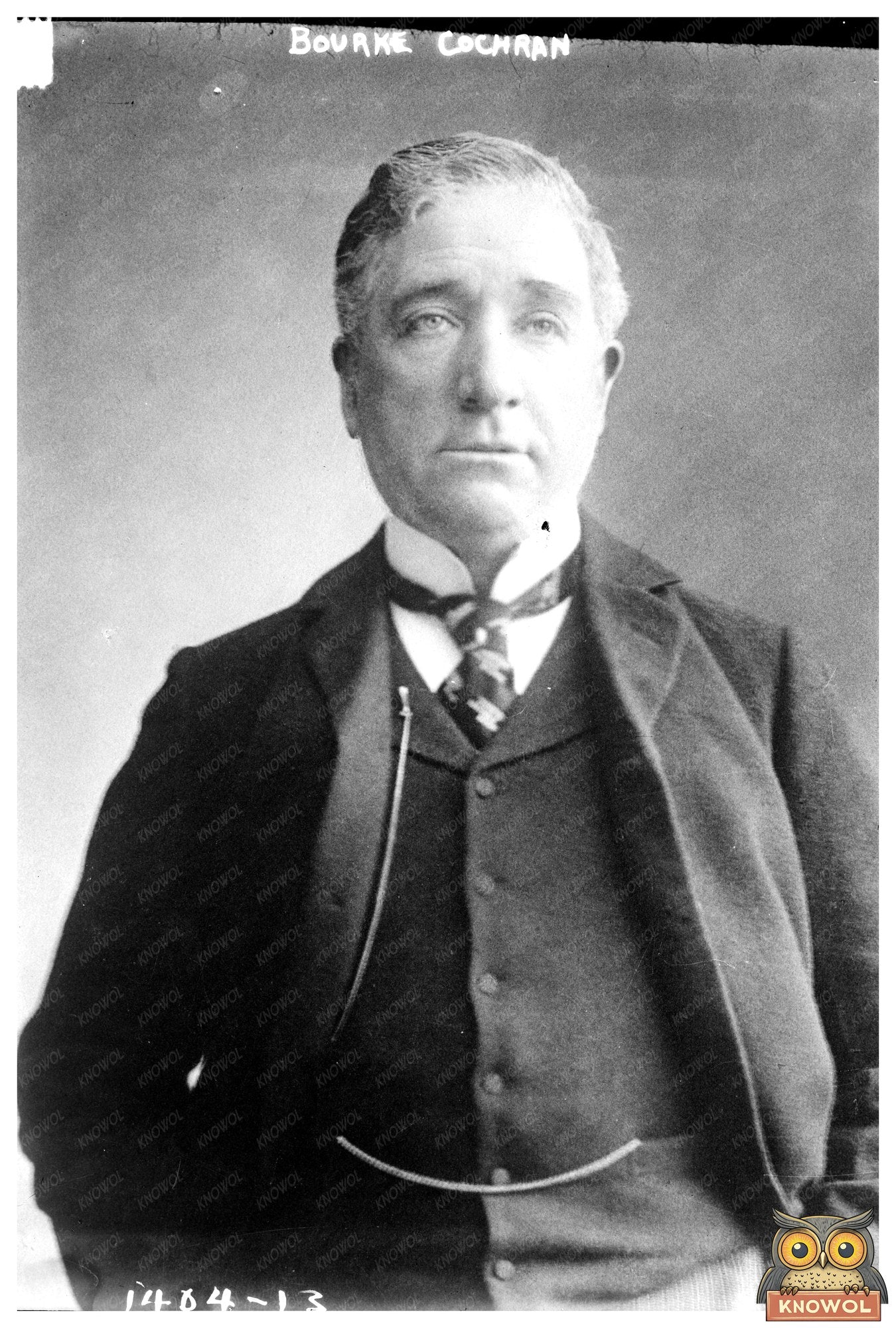 Dynamic Portrait of Early 20th Century Politician