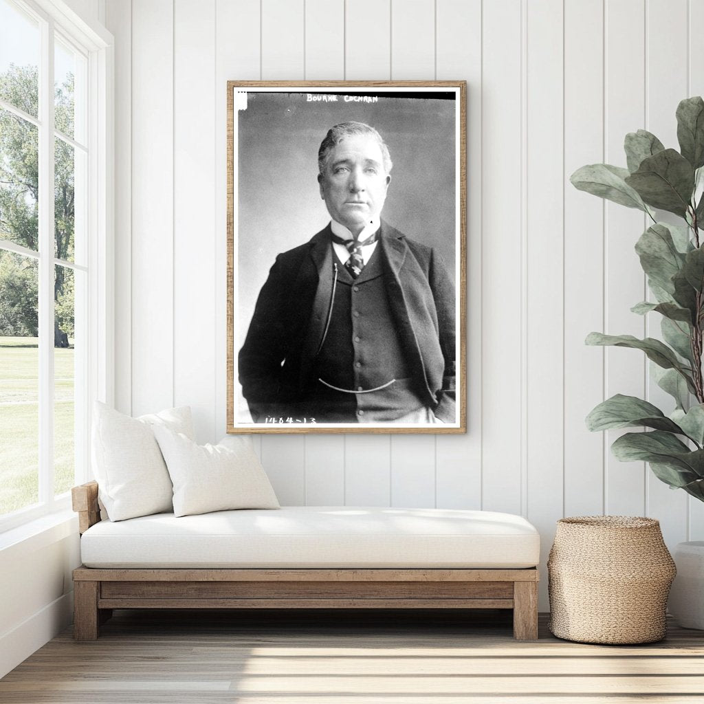 Dynamic Portrait of Early 20th Century Politician