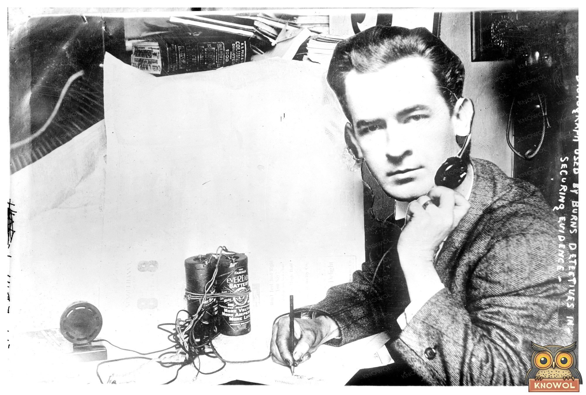 Early Audio Surveillance: Historic Dictograph Device