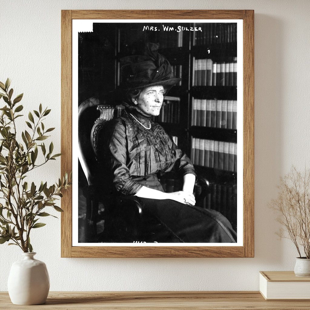 Elegant Portrait of Early 20th Century Political Figure