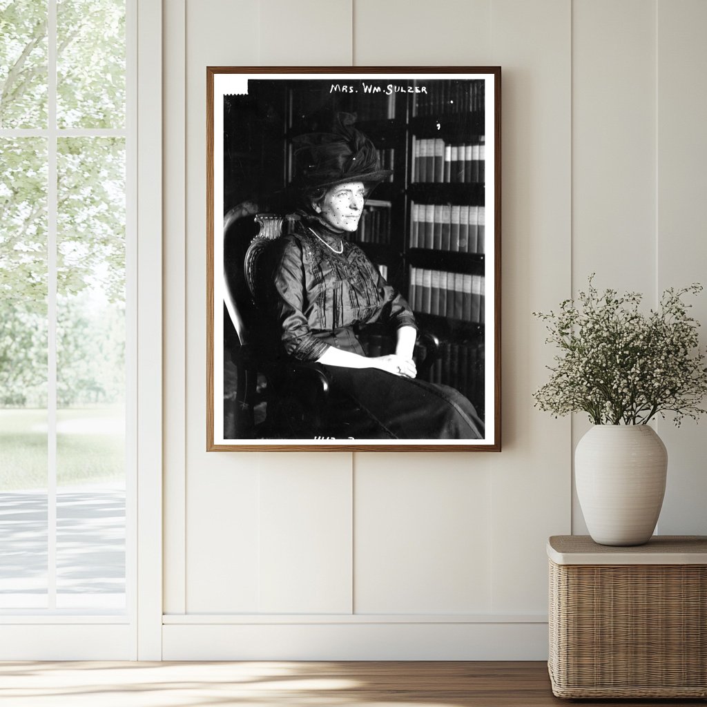 Elegant Portrait of Early 20th Century Political Figure
