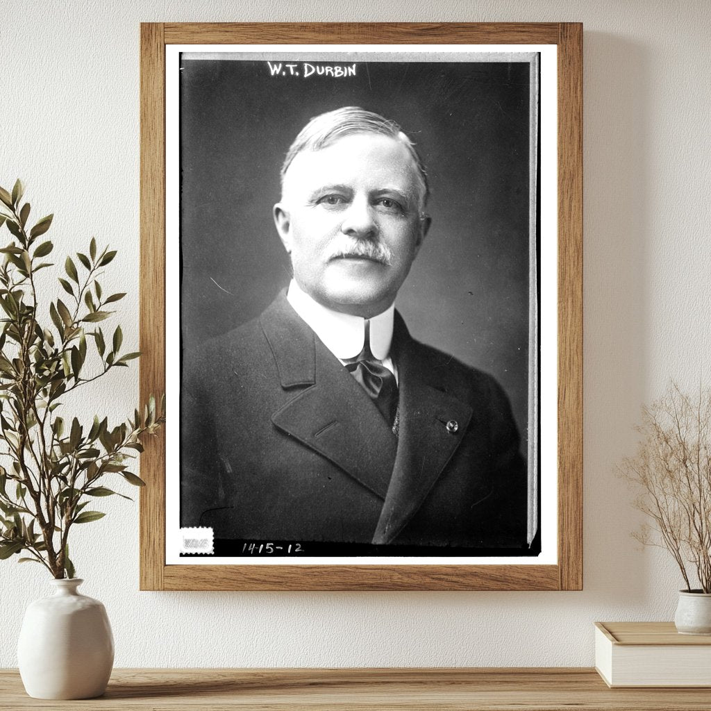 Early 20th Century Portrait of W.T. Durbin