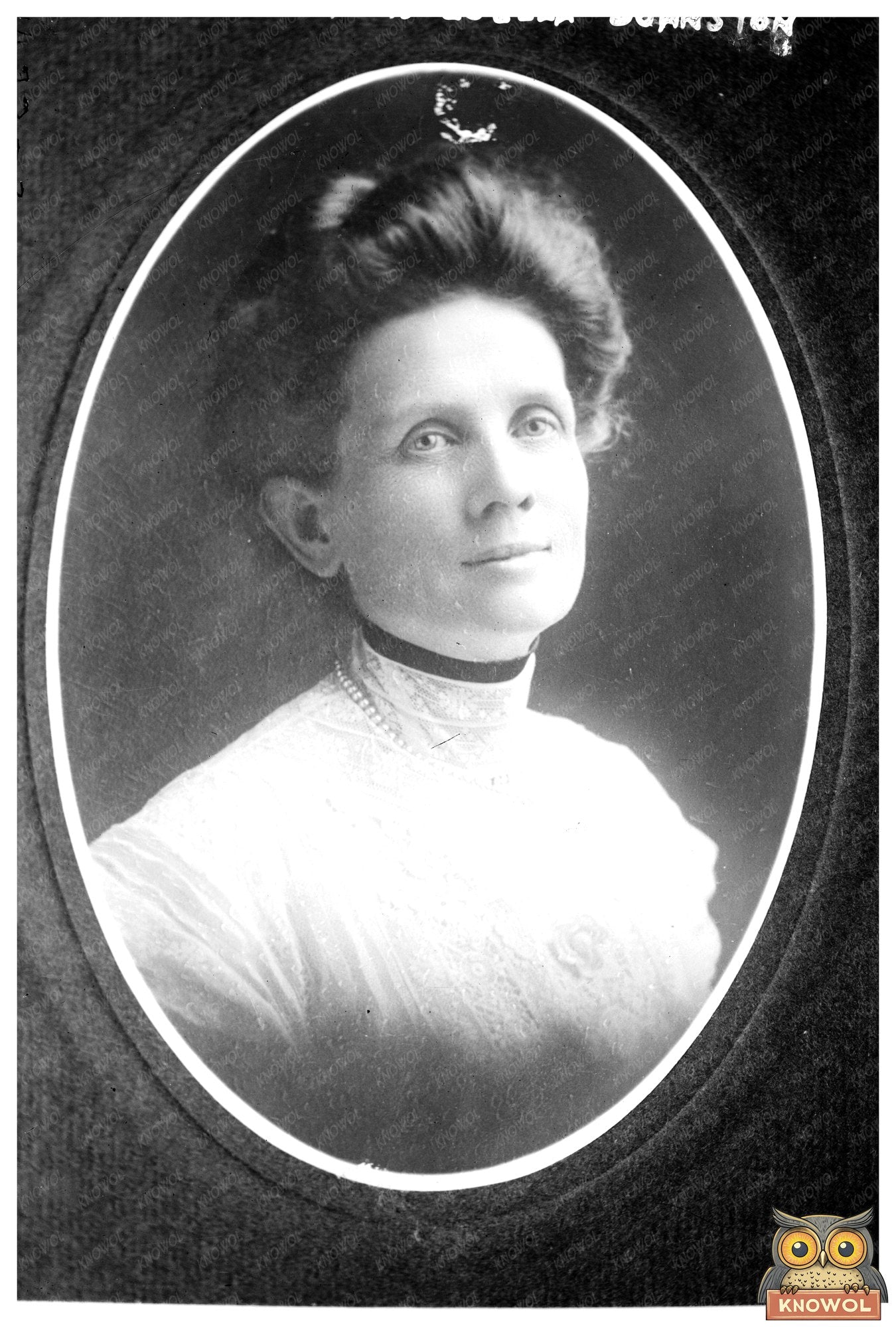 Early 20th Century Portrait of Mrs. Luells Johnston