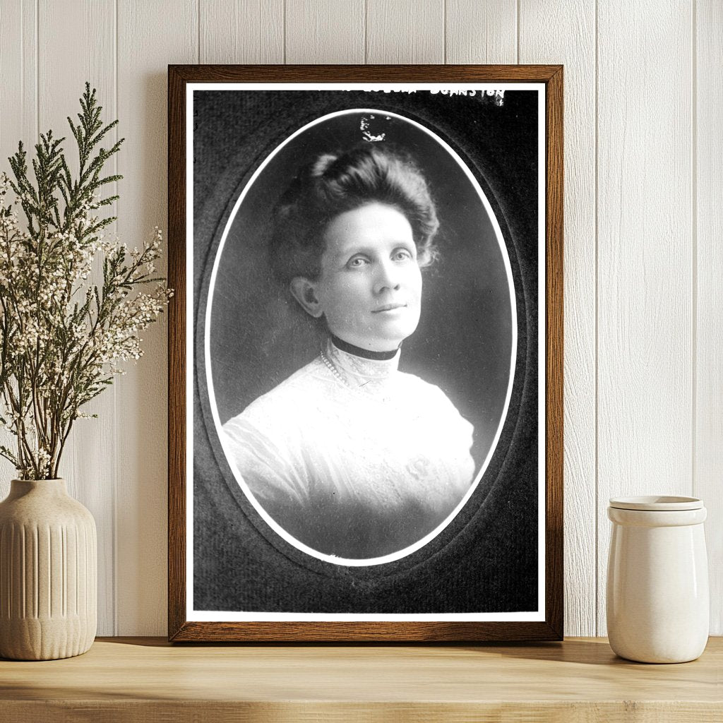 Early 20th Century Portrait of Mrs. Luells Johnston