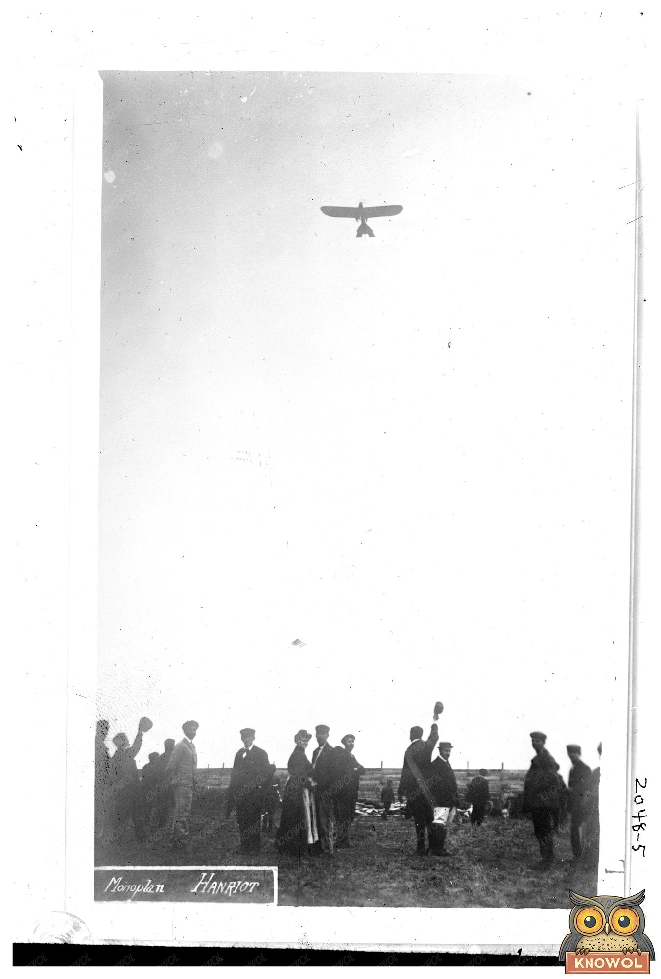 Vintage Hanriot Monoplane: Early 20th Century Aviation