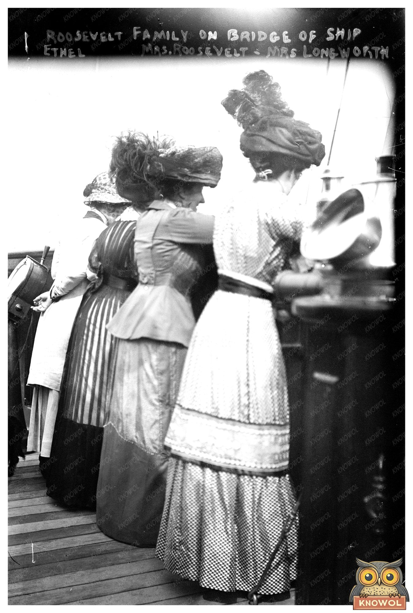 Roosevelt at Sea: A Family Gathering on Deck