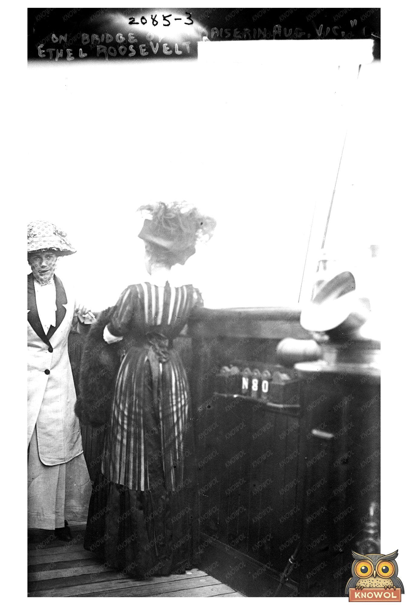 Ethel Roosevelt: Elegant Moments on Ocean Liner