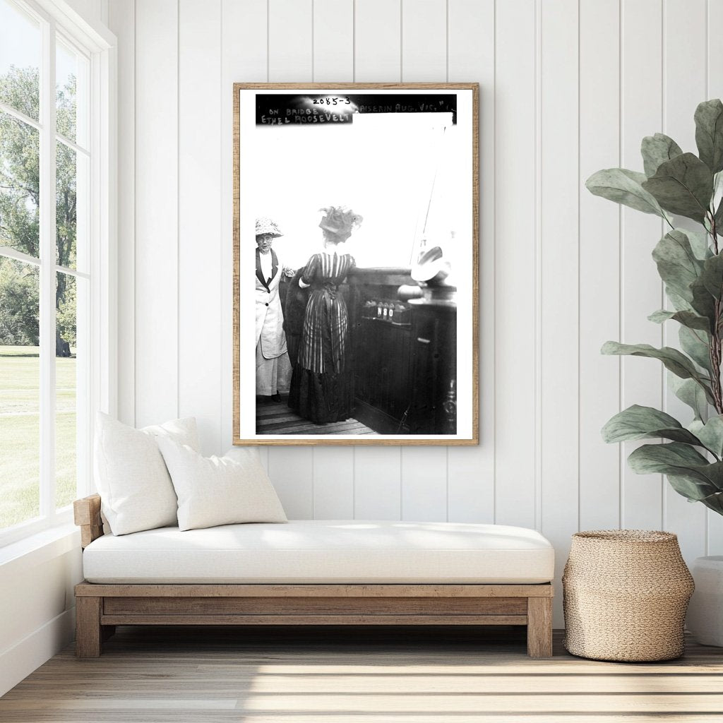 Ethel Roosevelt: Elegant Moments on Ocean Liner