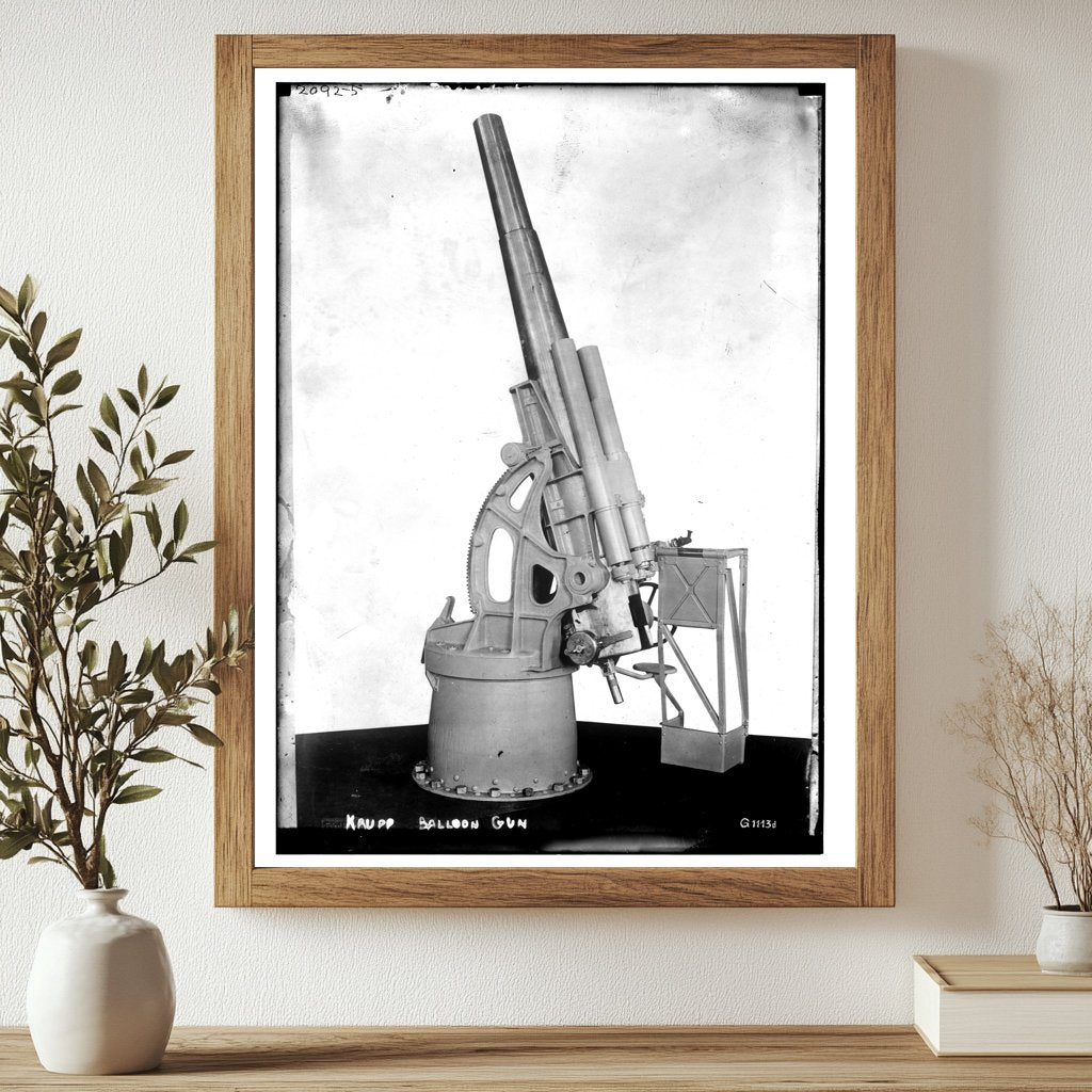 Early 20th Century Krupp Balloon Gun Masterpiece