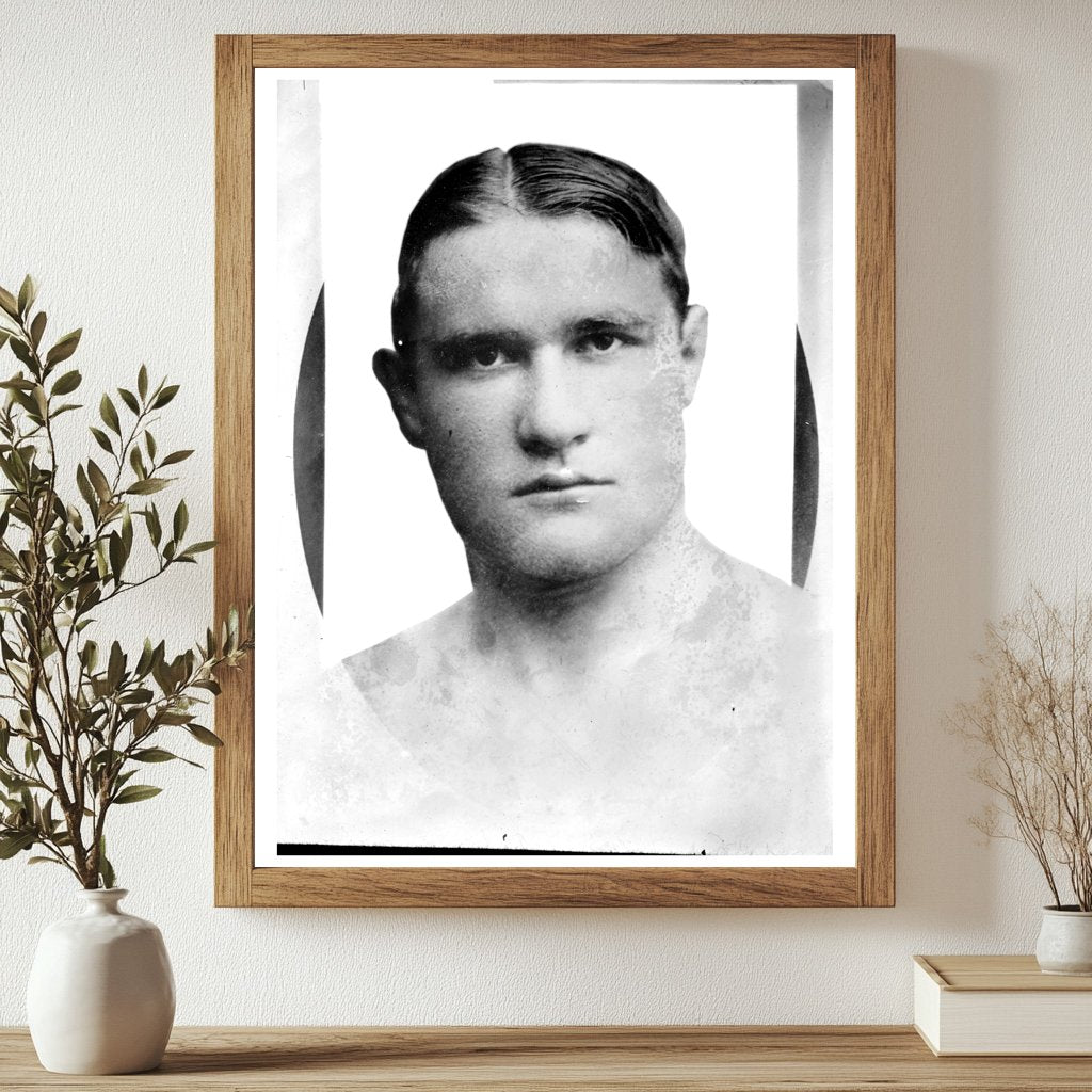 Vintage Boxing Star: Frank Klaus in Action
