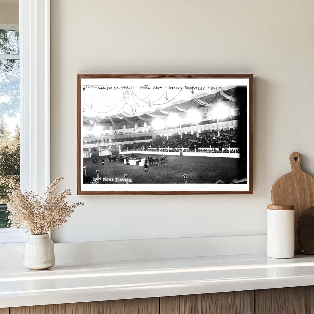 1910 Madison Square Garden Horse Show Judging Moment