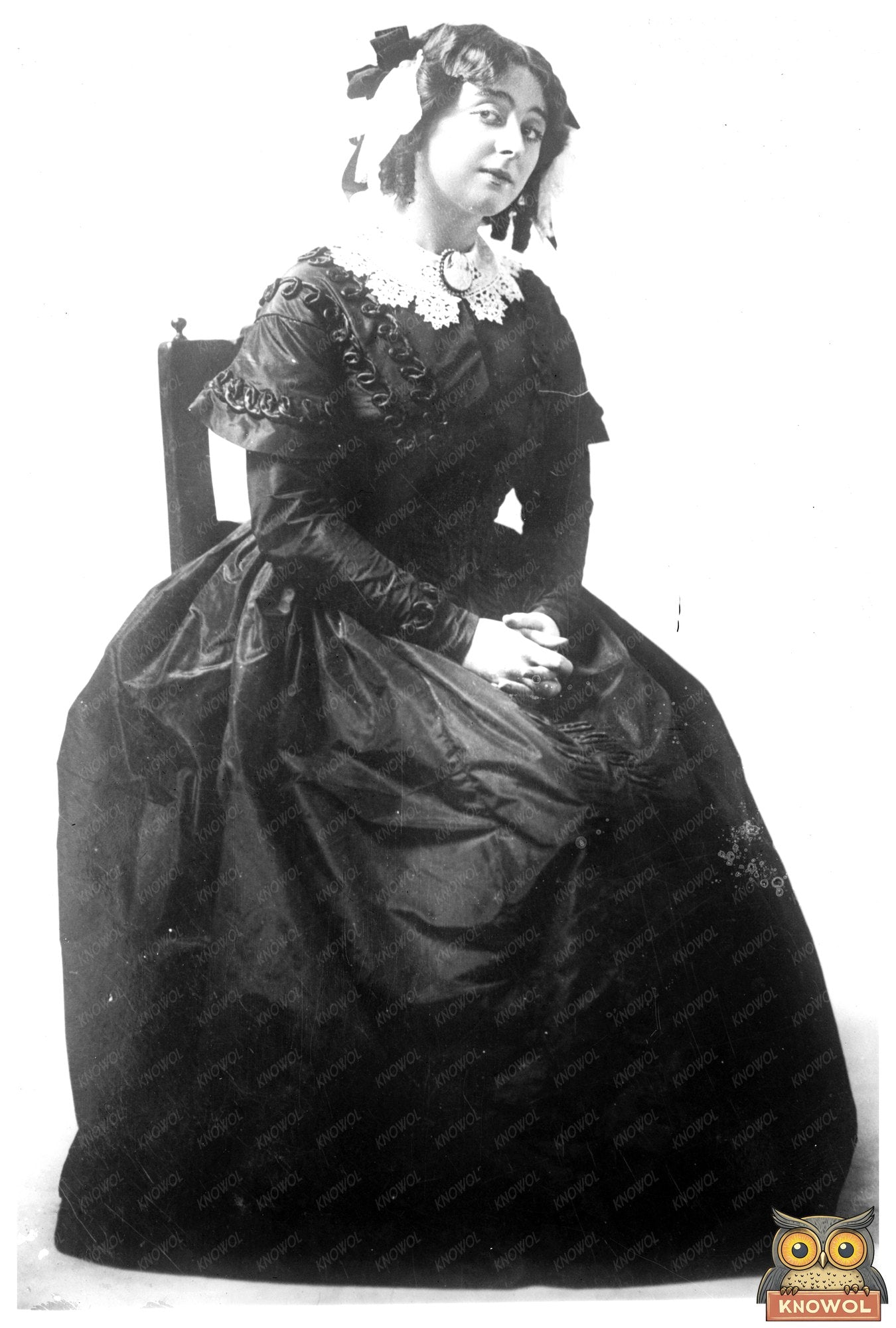 Georgiana Vesey: 1911 Theatrical Elegance Captured