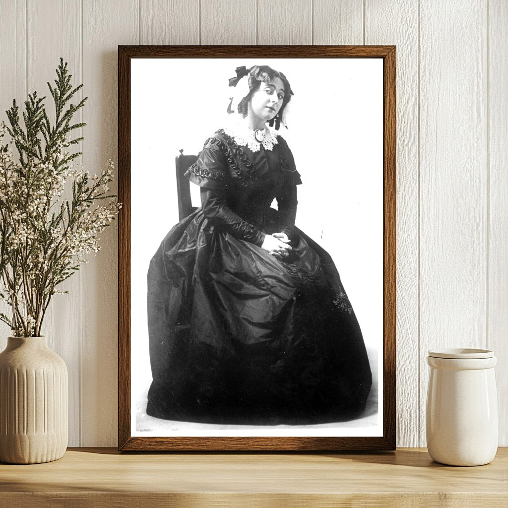 Georgiana Vesey: 1911 Theatrical Elegance Captured