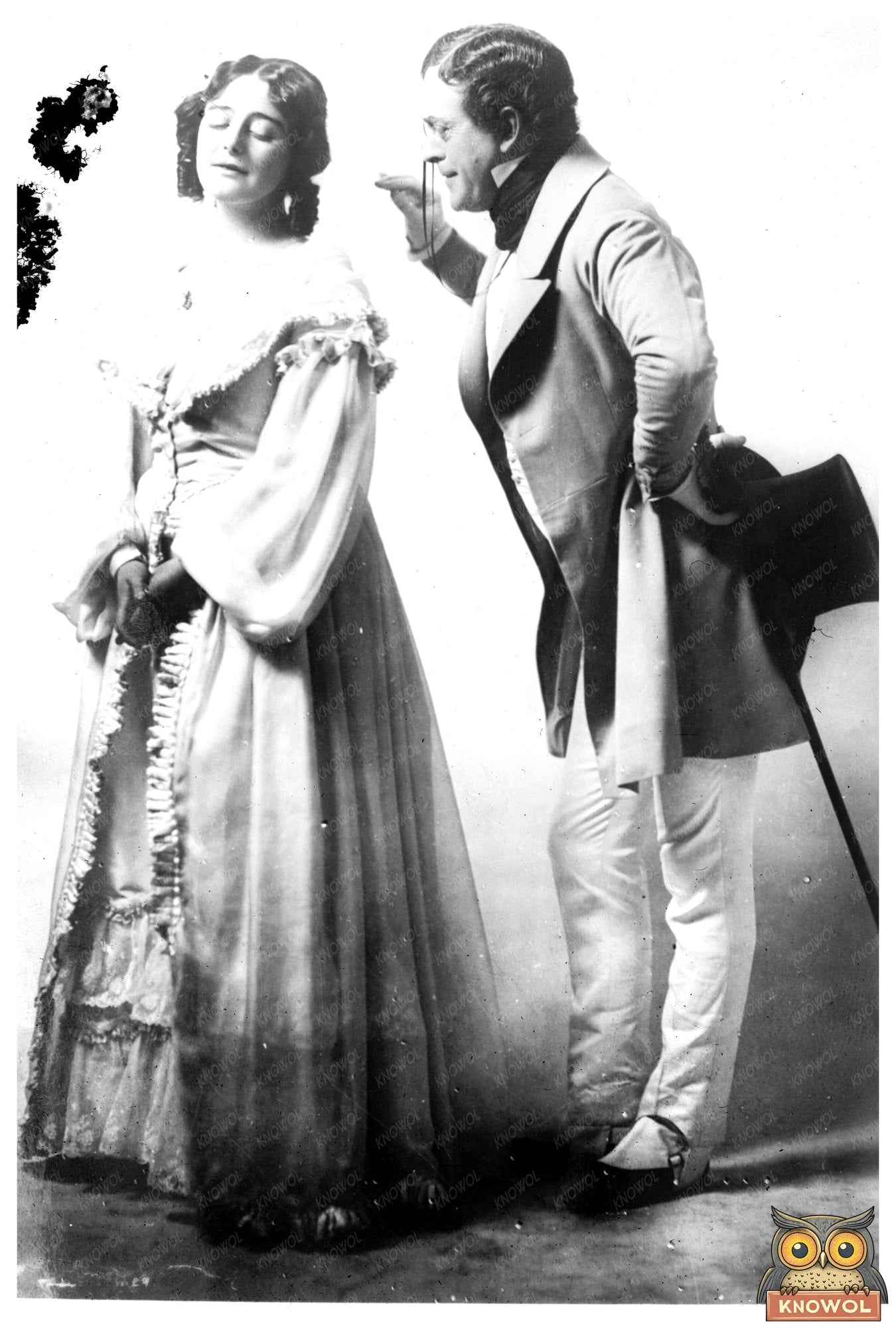 Vintage Theatre Scene: Actors in Money (Circa 1910)