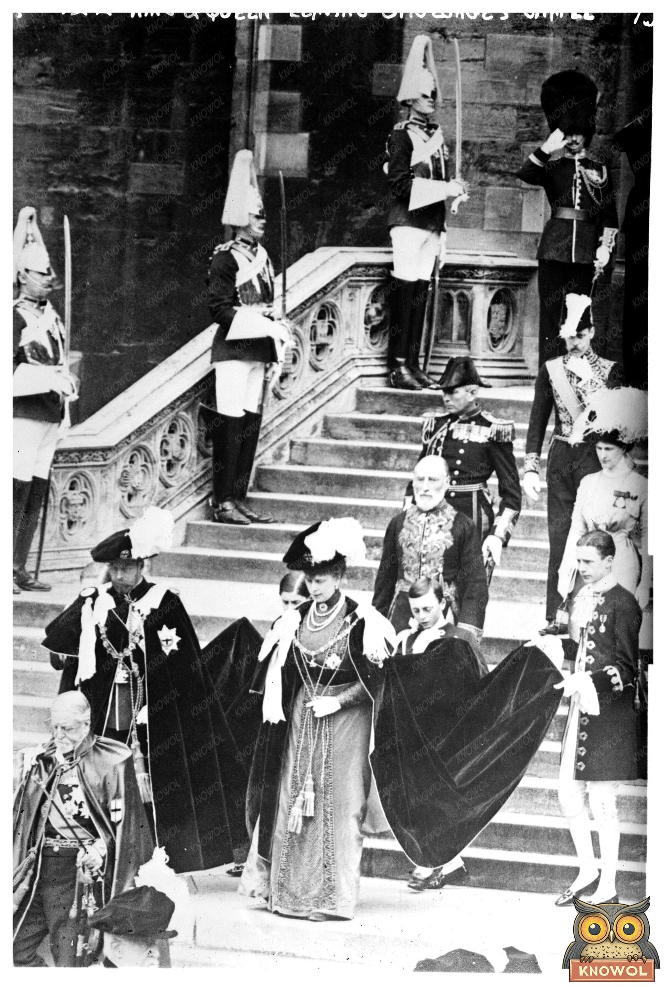 Royal Departure from St. Georges Chapel, 1911
