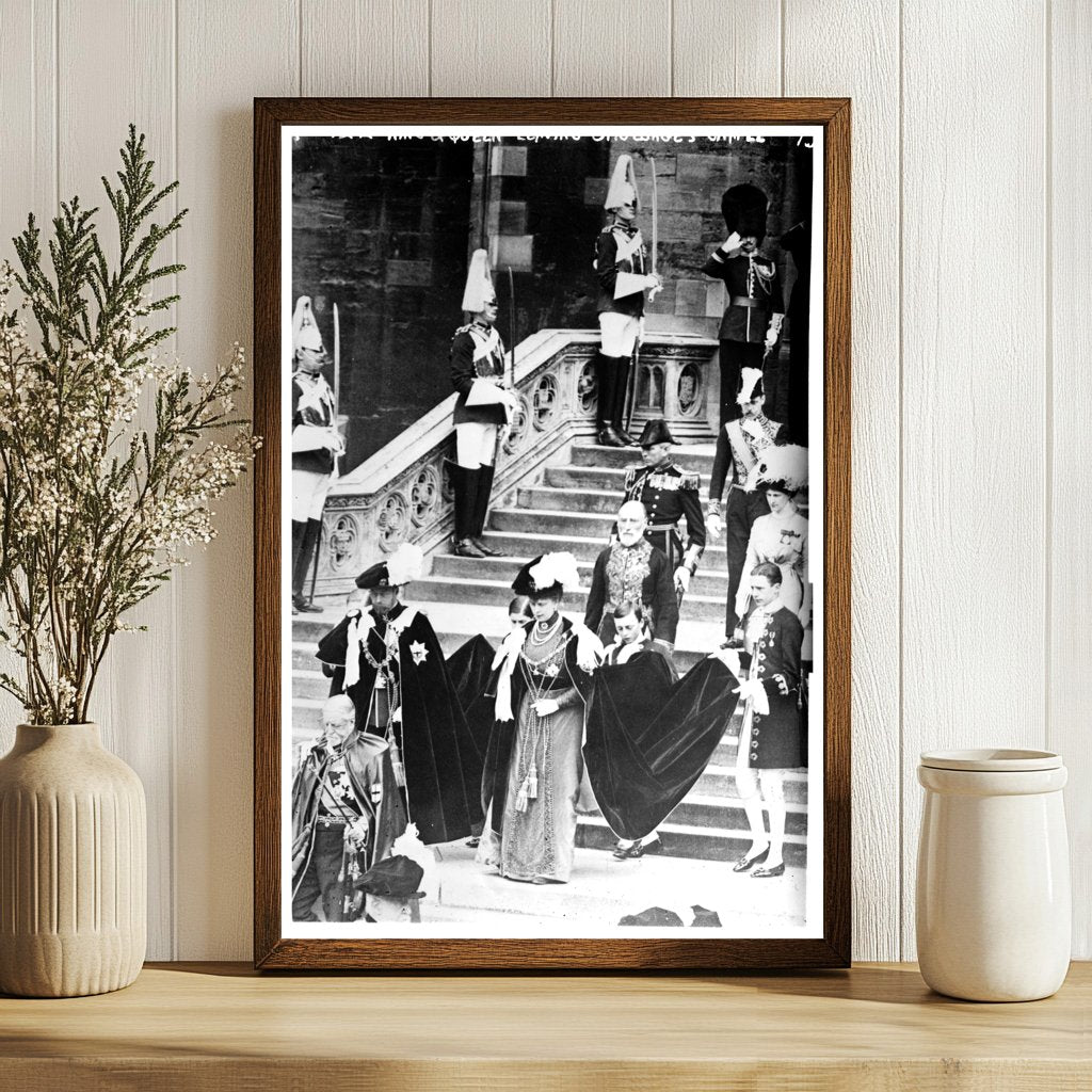 Royal Departure from St. Georges Chapel, 1911