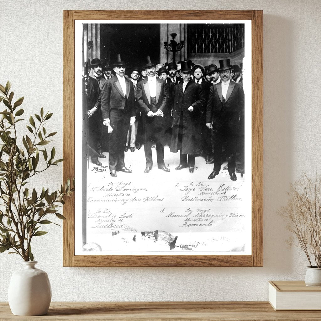 Historic 1911 New Mexico Cabinet Portrait
