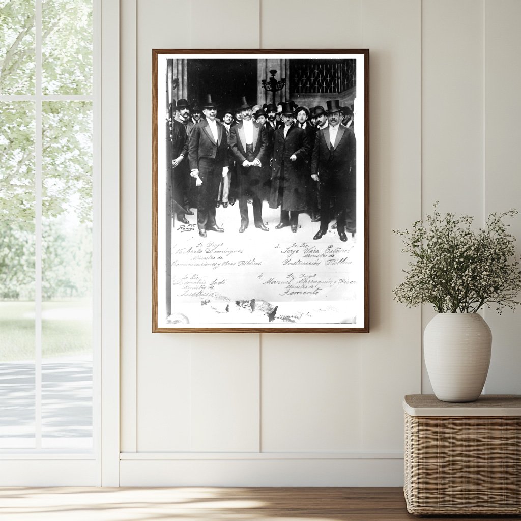 Historic 1911 New Mexico Cabinet Portrait