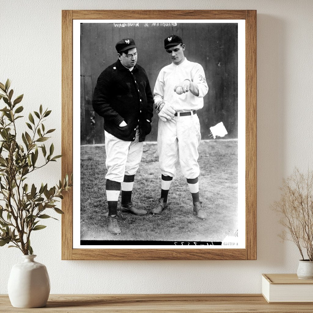 Historic 1911 Baseball Duo: Washburn & Marquard