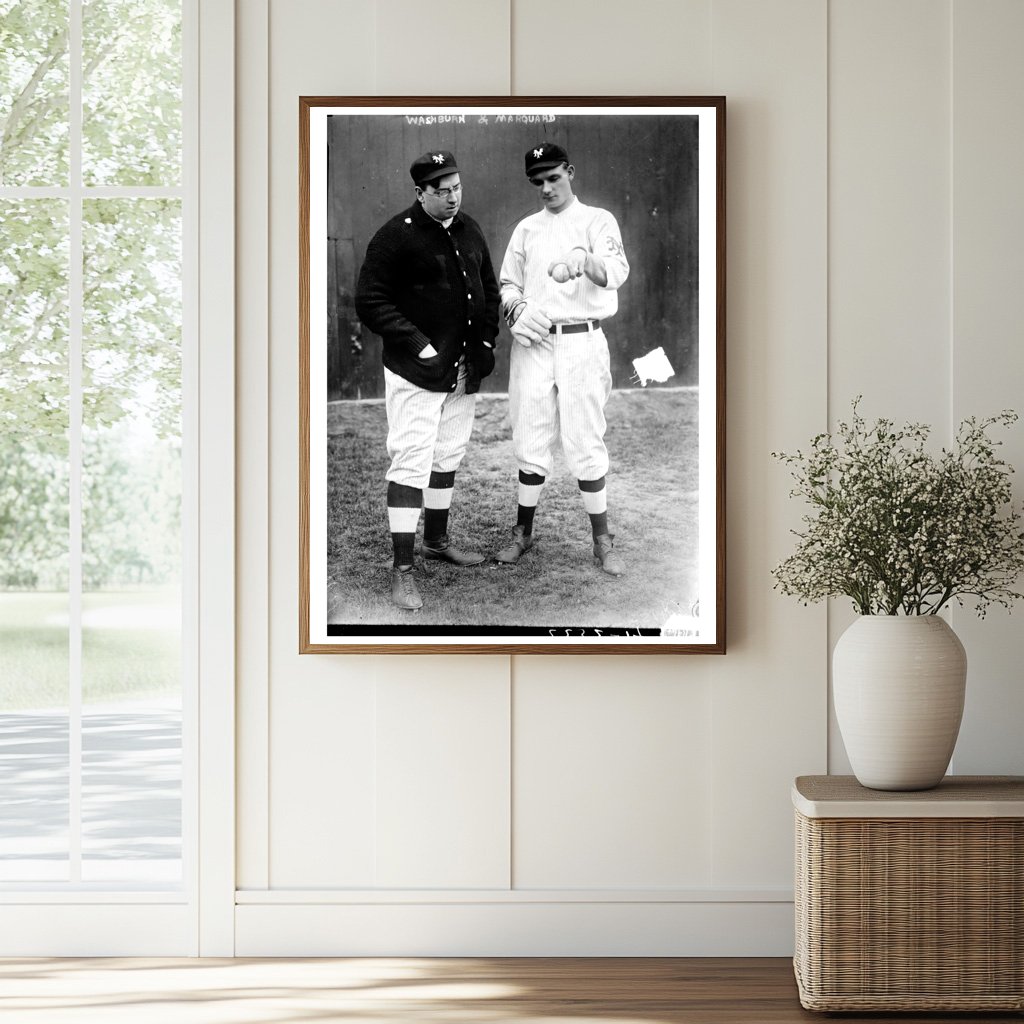 Historic 1911 Baseball Duo: Washburn & Marquard