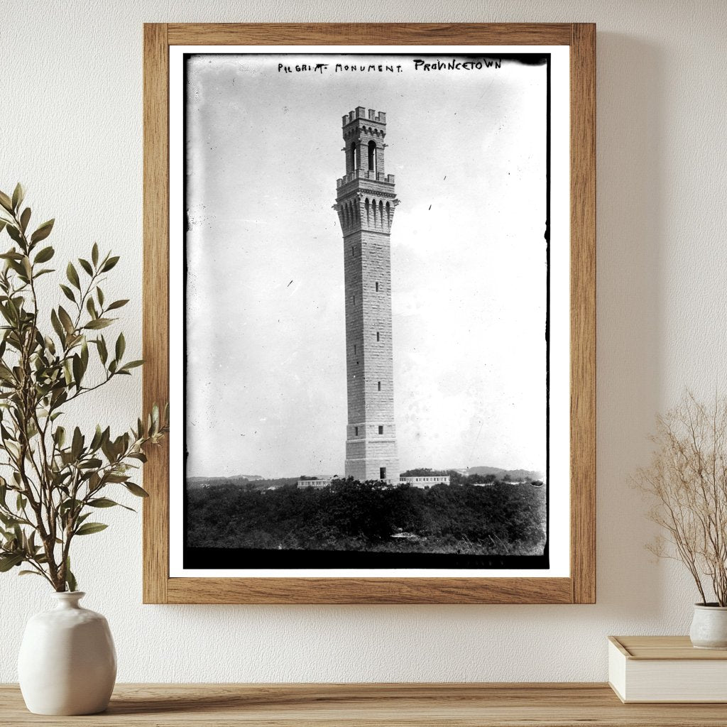 Historic Pilgrim Monument in Provincetown, MA 1910