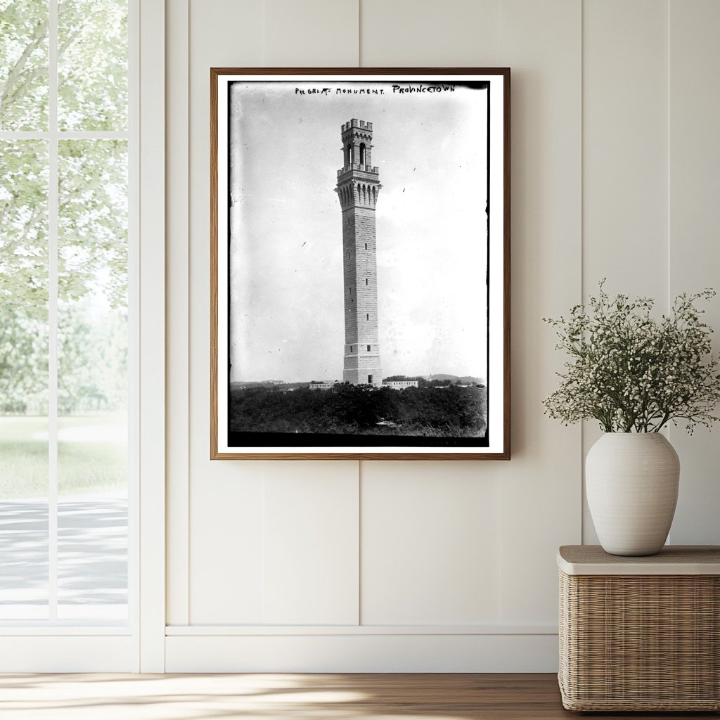 Historic Pilgrim Monument in Provincetown, MA 1910