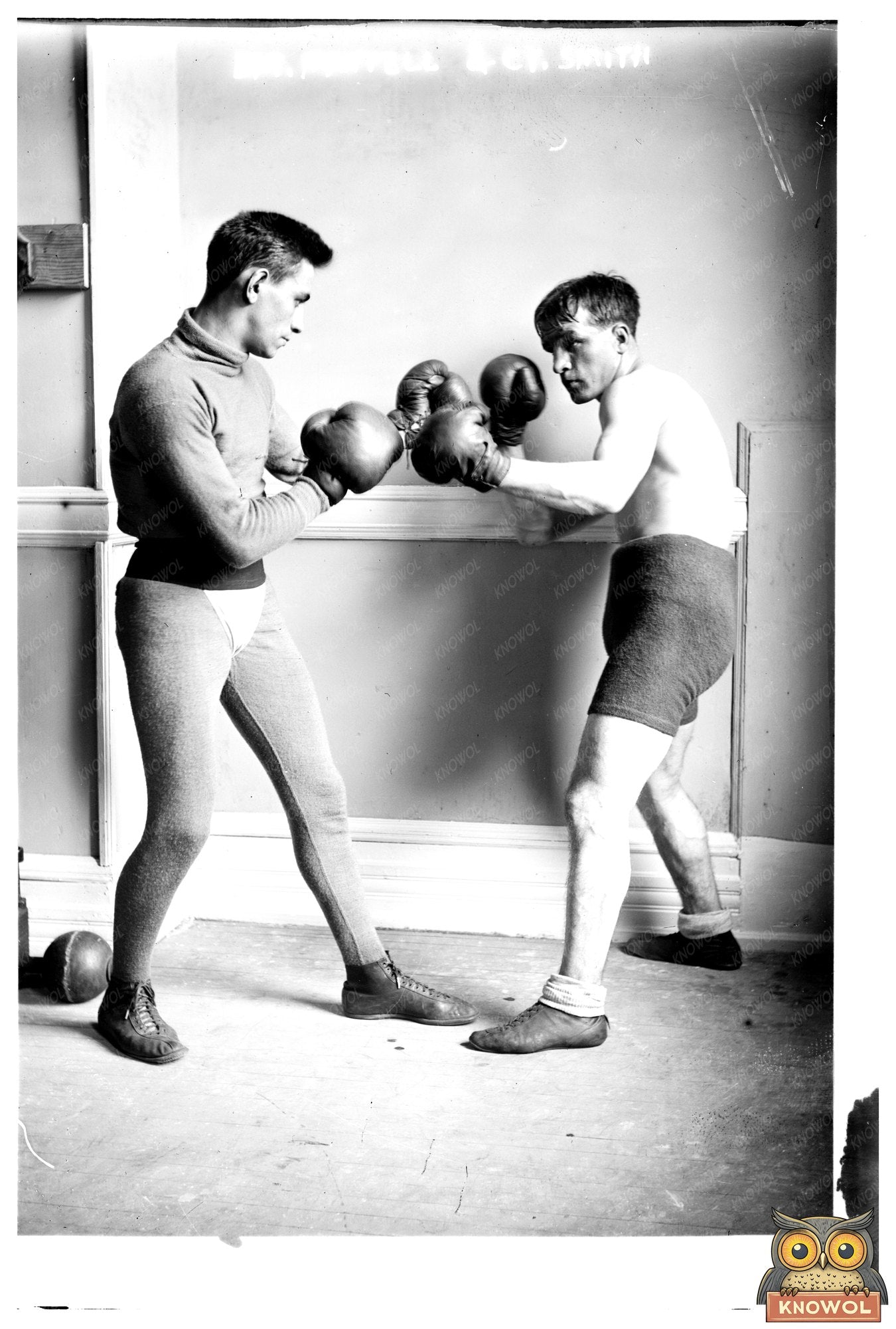 Historic Boxing Duo: Mantell & Smith, 1910s Era
