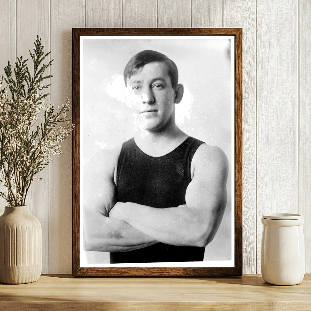 Vintage Boxing Match with Sailor Jack, 1910s