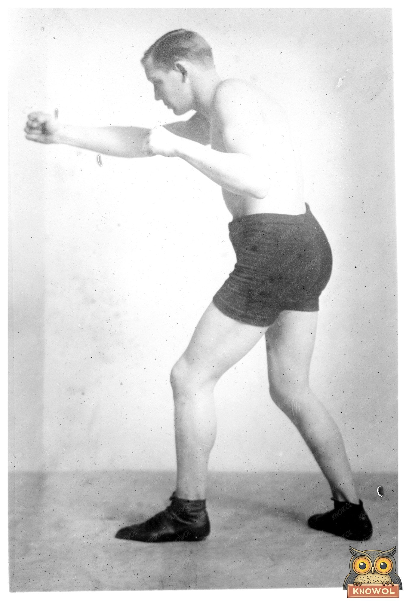 Vintage Portrait of Notable Figure Hilliard Lang (1910s)