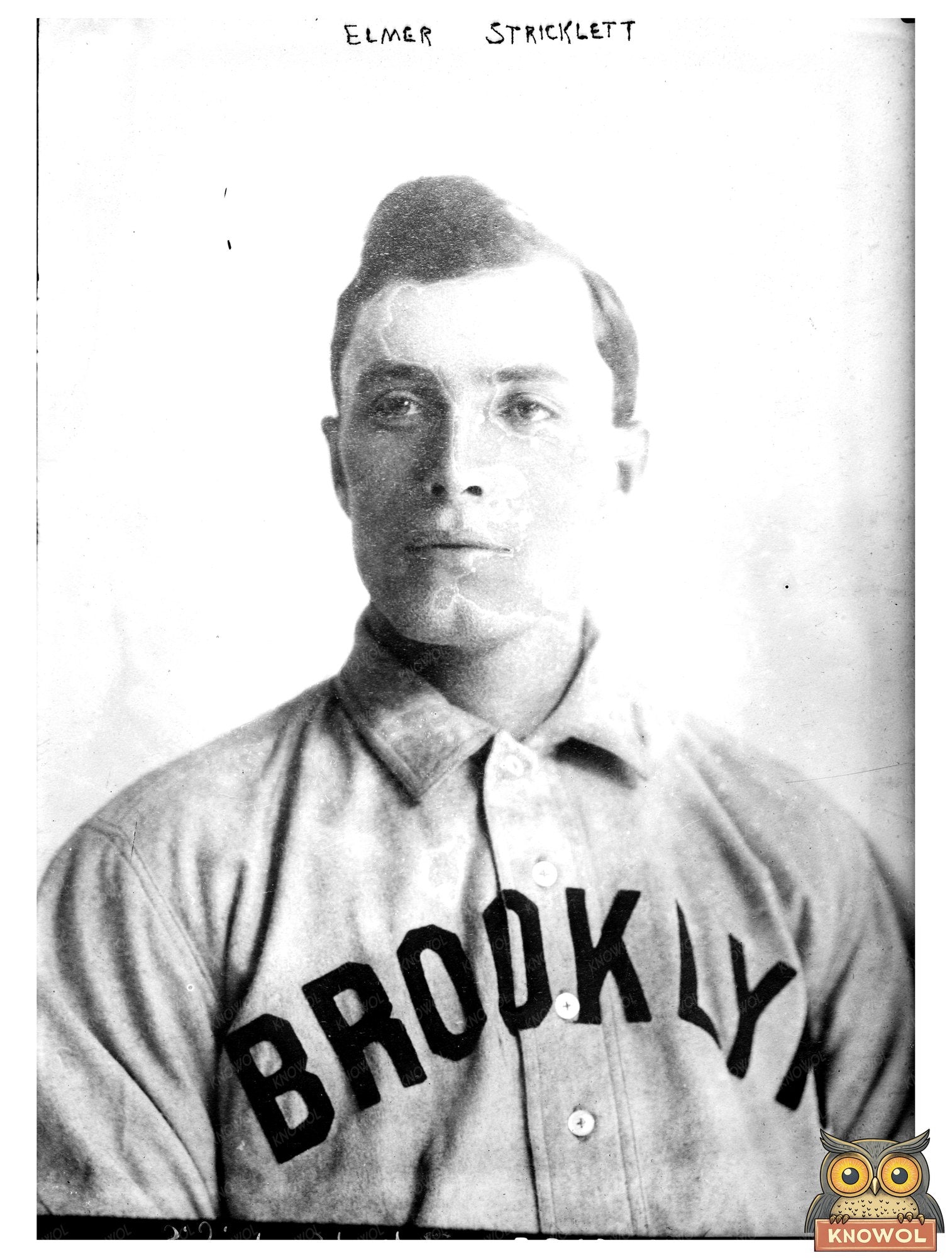 1906 Brooklyn Baseball Outfielder Strickletts Moment