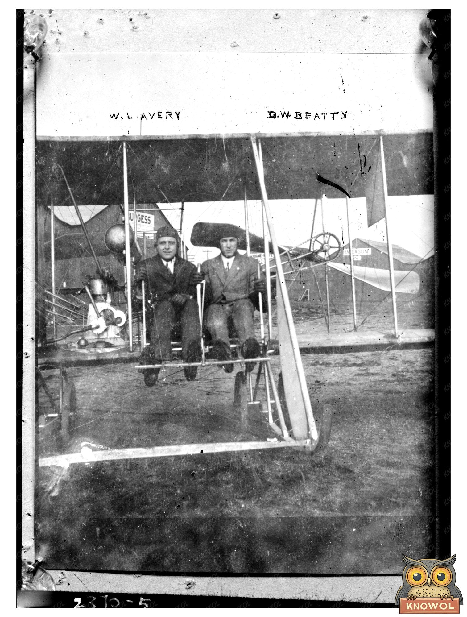 1911 Vintage Portrait: Friendship of Avery & Beatty