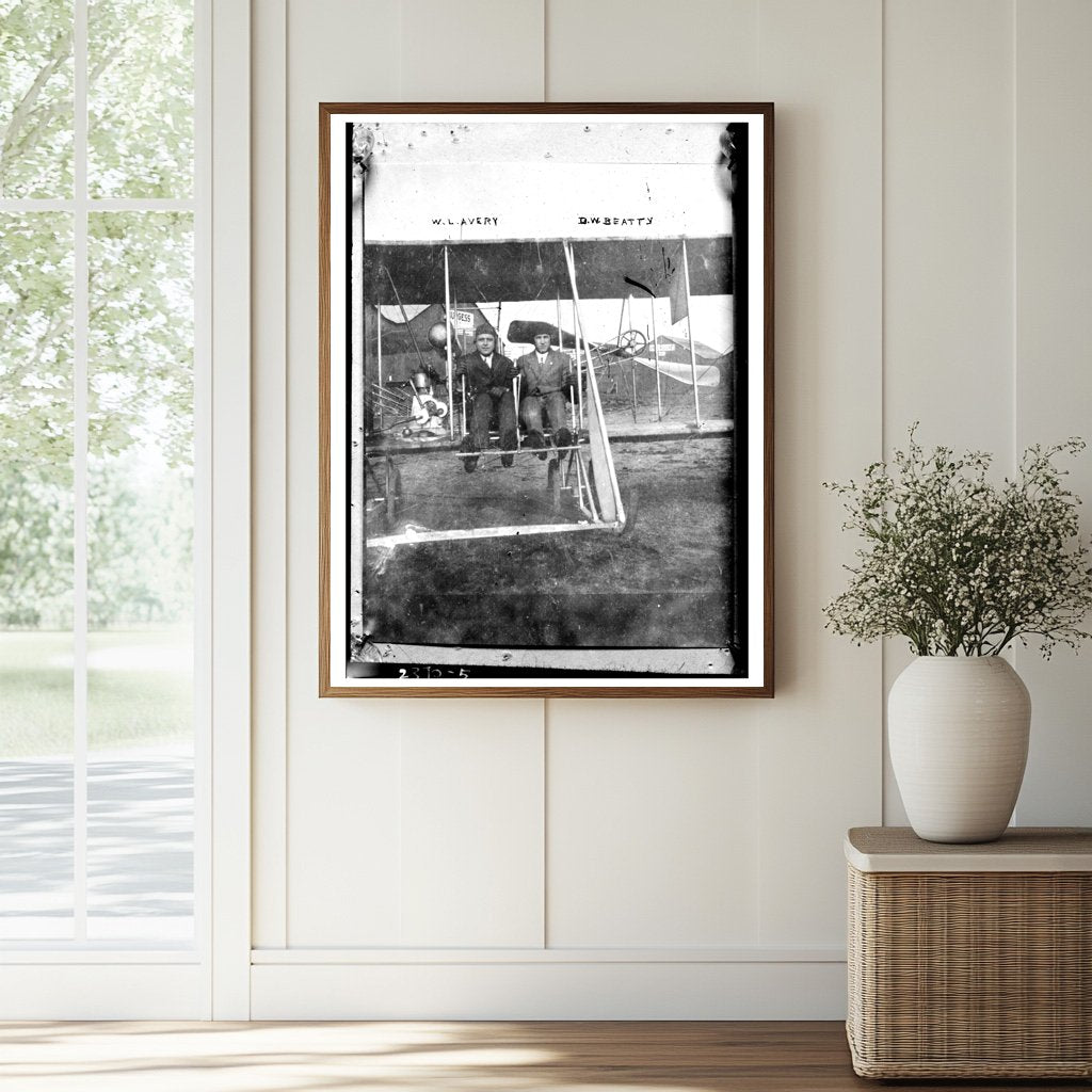 1911 Vintage Portrait: Friendship of Avery & Beatty